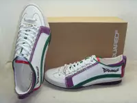 chaussures dsquared hommes new style 2013 sept cuir violet vert